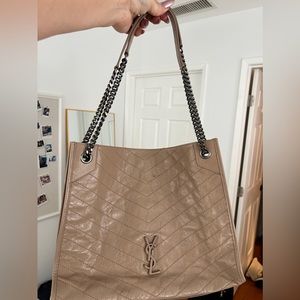 YSL patten leather handbag. Lightly used. Bought a couple years ago at Nordstrom